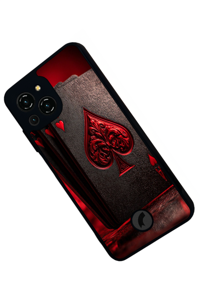 Reeder S23 Pro Max Uyumlu Kart Tasarımlı Glossy Premium Kılıf