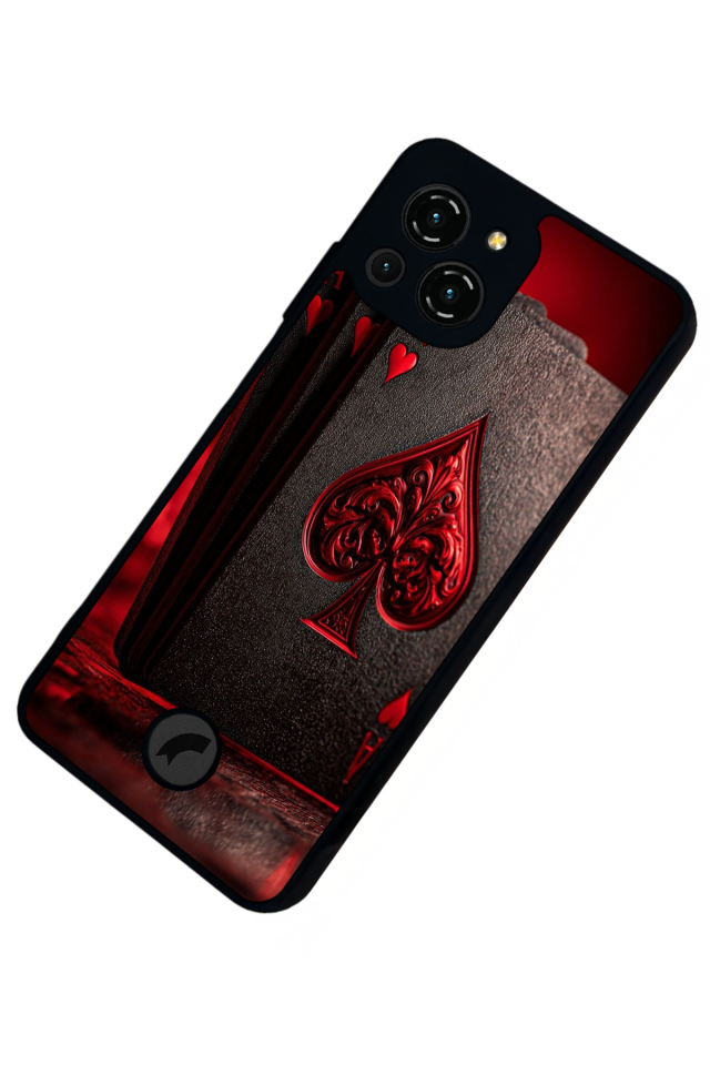 Reeder S23 Pro Max Uyumlu Kart Tasarımlı Glossy Premium Kılıf