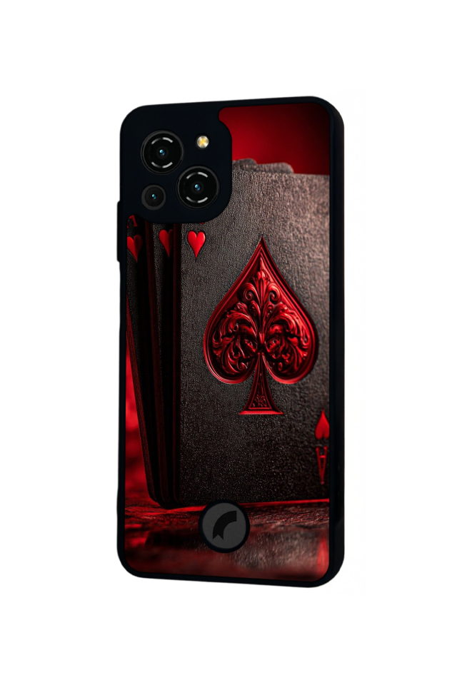 Reeder S23 Pro Max Uyumlu Kart Tasarımlı Glossy Premium Kılıf