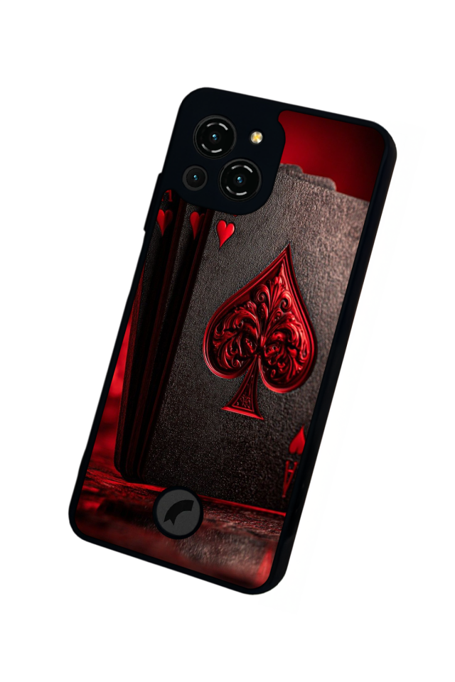 Reeder S23 Pro Max Uyumlu Kart Tasarımlı Glossy Premium Kılıf