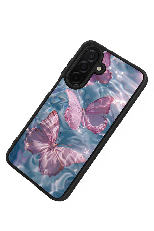 Samsung Galaxy A26 Uyumlu Kelebek Tasarımlı Glossy Premium Kılıf
