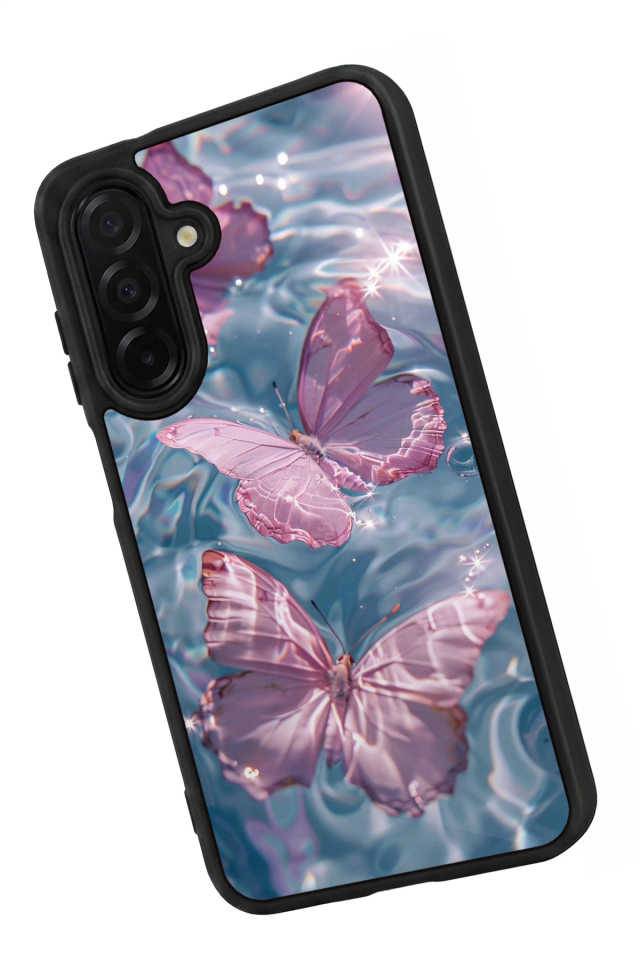 Samsung Galaxy A26 Uyumlu Kelebek Tasarımlı Glossy Premium Kılıf