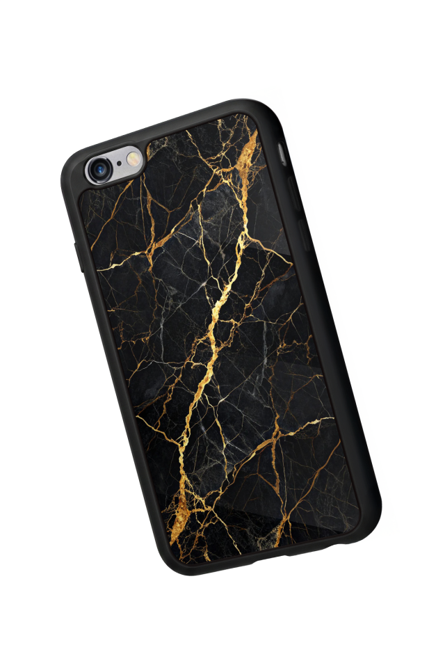 iPhone 6 Plus Uyumlu Mermer Marble Tasarımlı Glossy Premium Kılıf