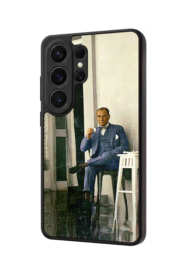 Samsung Galaxy S26 Ultra Uyumlu Mustafa Kemal Ataturk Tasarımlı Glossy Premium Kılıf