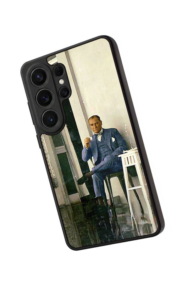 Samsung Galaxy S26 Ultra Uyumlu Mustafa Kemal Ataturk Tasarımlı Glossy Premium Kılıf