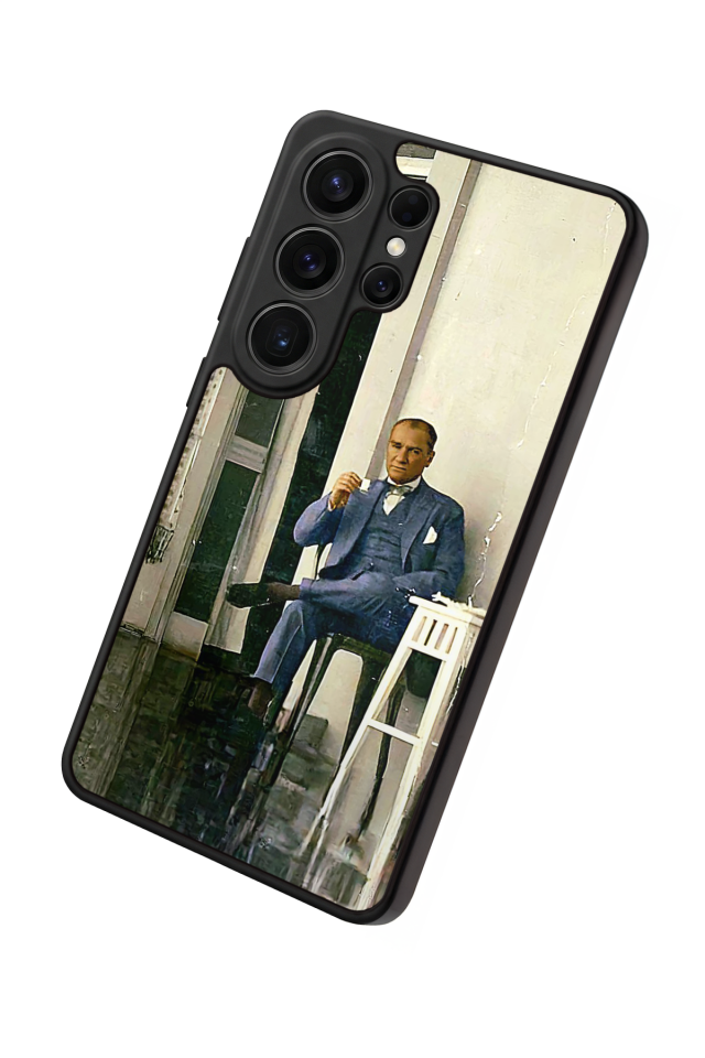 Samsung Galaxy S26 Ultra Uyumlu Mustafa Kemal Ataturk Tasarımlı Glossy Premium Kılıf