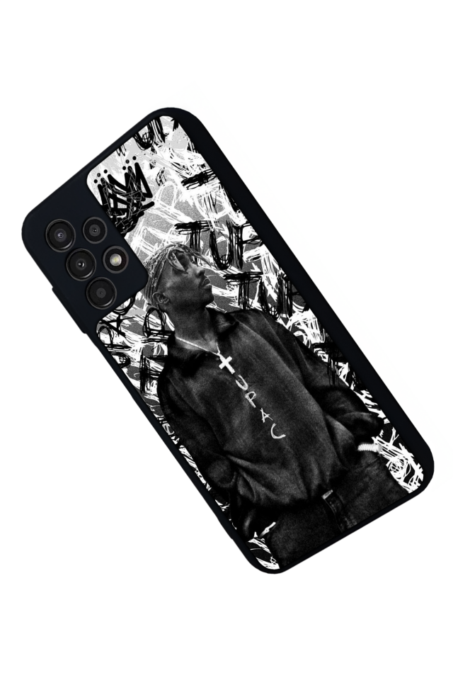Samsung Galaxy A23 Uyumlu Tupac Tasarımlı Glossy Premium Kılıf