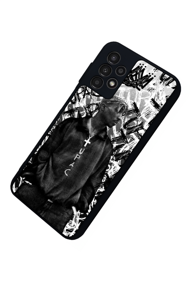 Samsung Galaxy A23 Uyumlu Tupac Tasarımlı Glossy Premium Kılıf