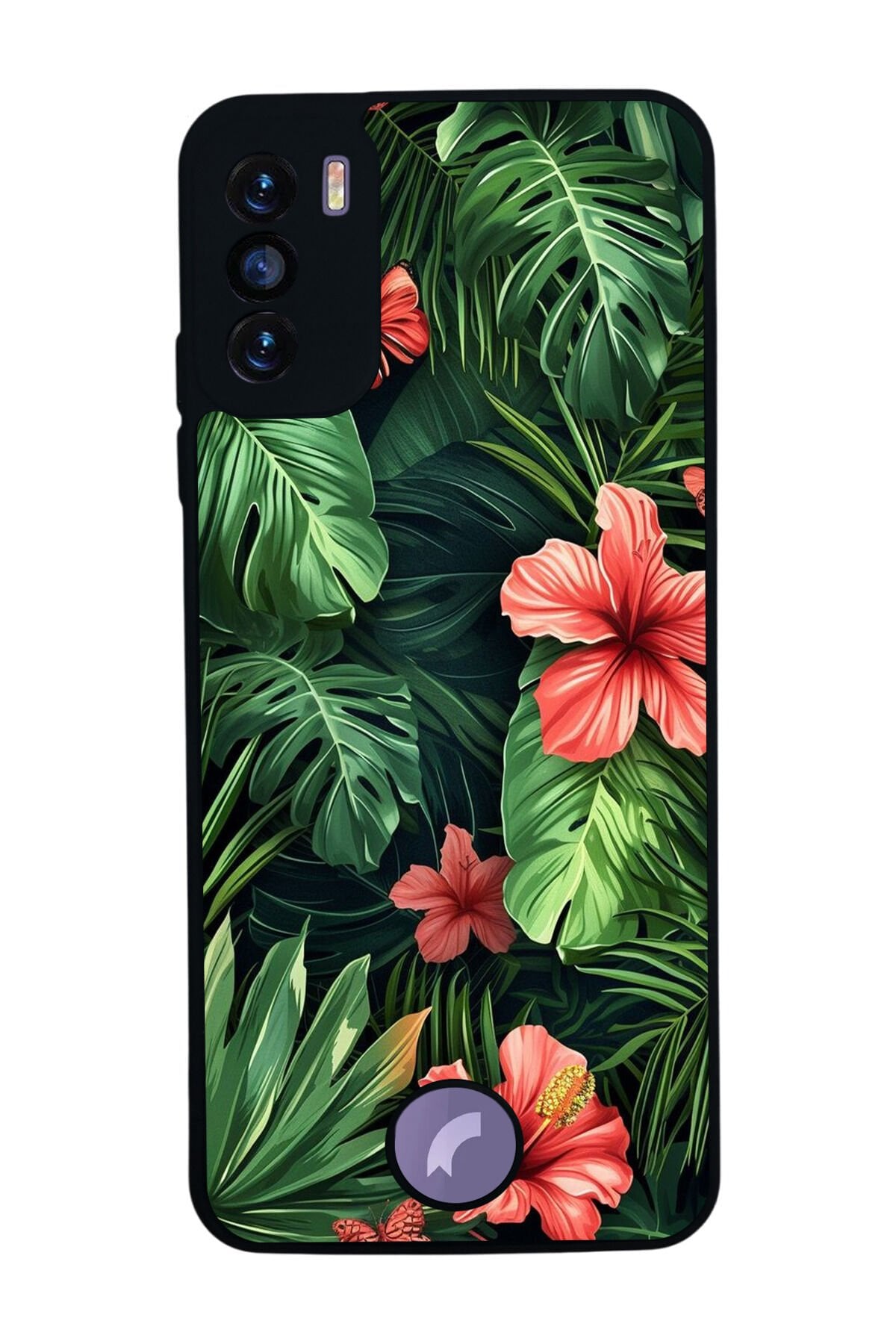 Reeder S19 Max Pro S Uyumlu Botanik Tasarımlı Glossy Premium Kılıf