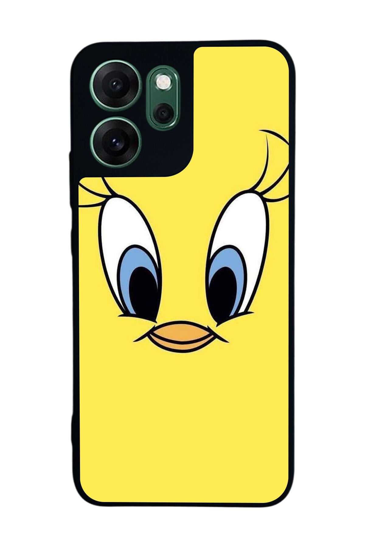 Oppo Reno 14F Uyumlu Tweety Tasarımlı Glossy Premium Kılıf