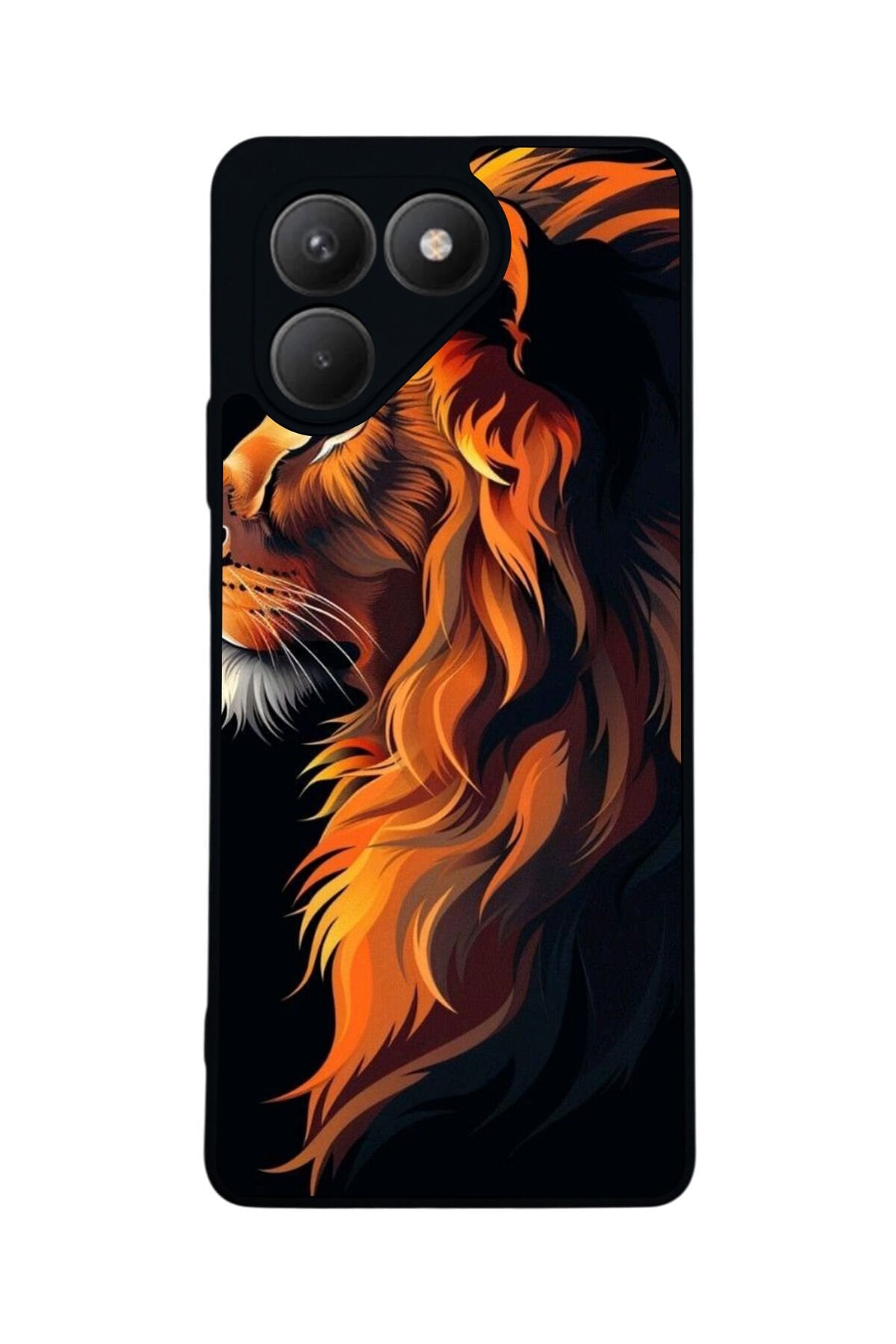 Tecno Pova 7 Mat Uyumlu Siyah Kılıf – Yumuşak Silikon, Koruyucu, Şok Emici Kapak