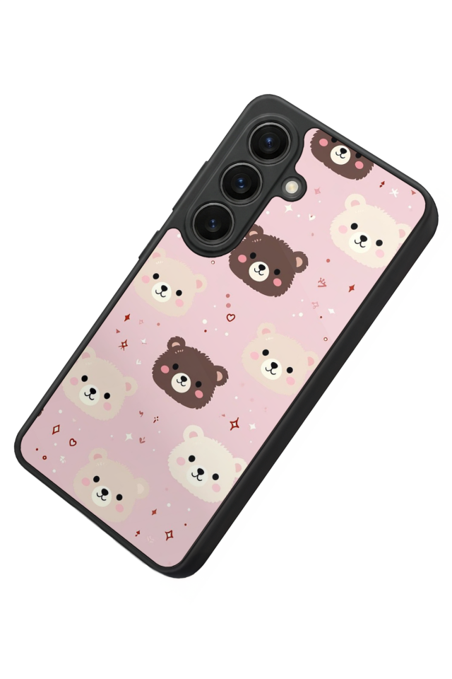 Samsung Galaxy S26 Uyumlu Ayı Tasarımlı Glossy Premium Kılıf