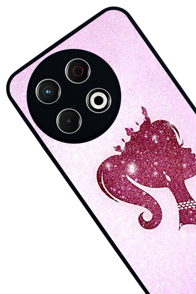 Tecno Spark 30 Pro Uyumlu Barbie Tasarımlı Glossy Premium Kılıf