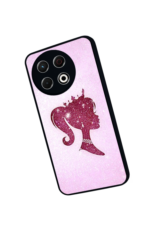Tecno Spark 30 Pro Uyumlu Barbie Tasarımlı Glossy Premium Kılıf