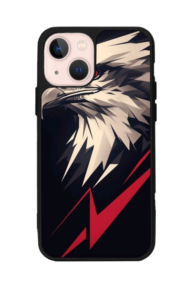 iPhone 15 Uyumlu Besiktas Tasarımlı Glossy Premium Kılıf