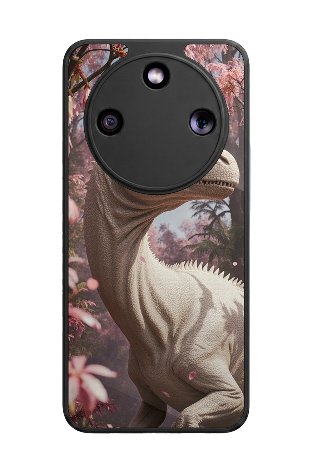 Honor Magic 8 Lite Uyumlu Dinazor Tasarımlı Glossy Premium Kılıf