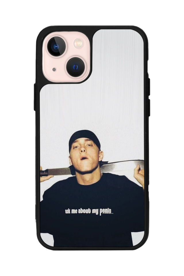 iPhone 14 Plus Uyumlu Eminem Tasarımlı Glossy Premium Kılıf