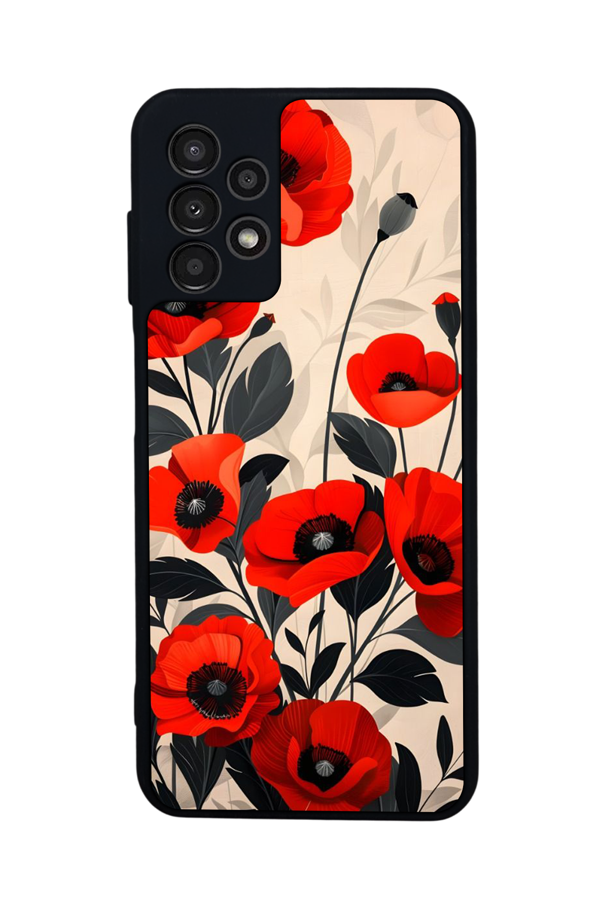Samsung Galaxy A13 Uyumlu Floral Tasarımlı Glossy Premium Kılıf