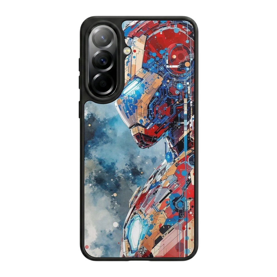 Samsung Galaxy A57 Uyumlu Iron Man ( Demir Adam ) Tasarımlı Glossy Premium Kılıf