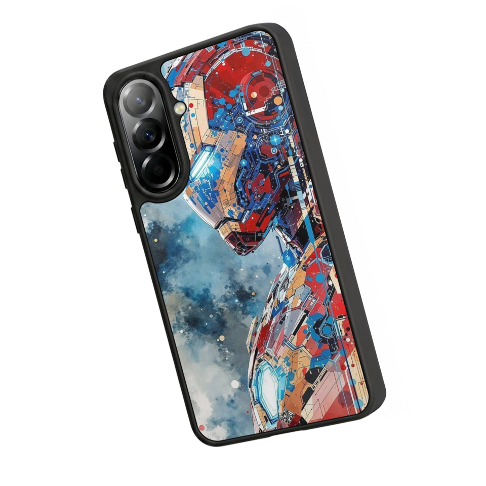 Samsung Galaxy A57 Uyumlu Iron Man ( Demir Adam ) Tasarımlı Glossy Premium Kılıf