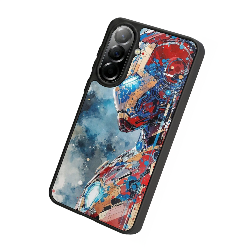 Samsung Galaxy A57 Uyumlu Iron Man ( Demir Adam ) Tasarımlı Glossy Premium Kılıf