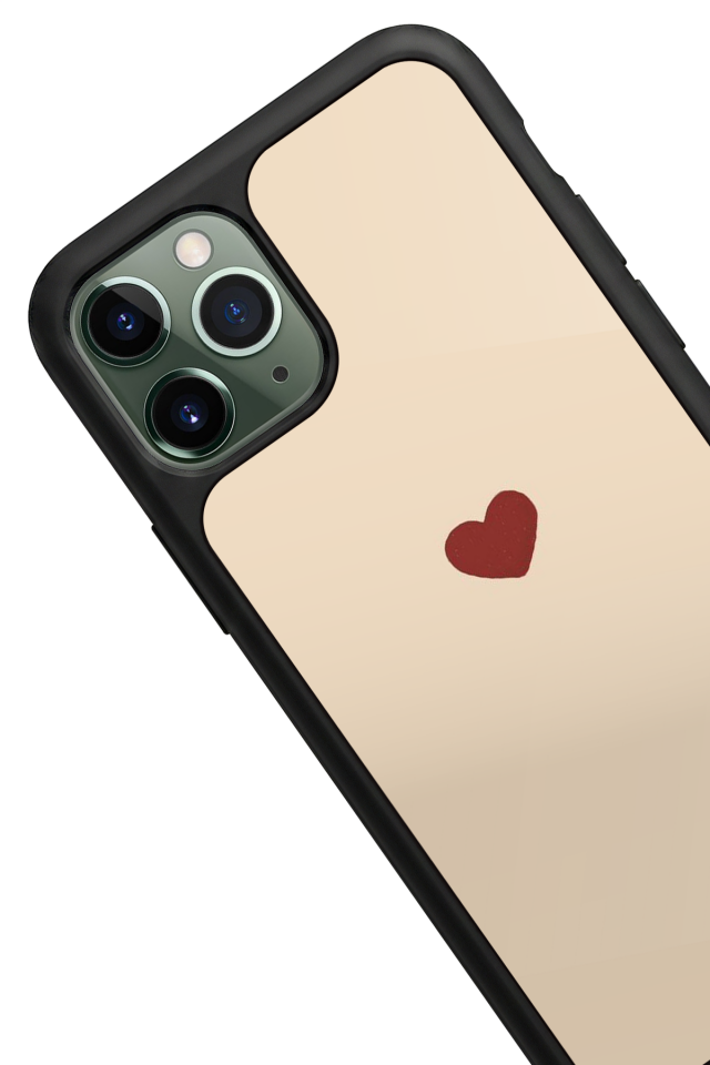 iPhone 11 Pro Uyumlu Kalp Love Tasarımlı Glossy Premium Kılıf