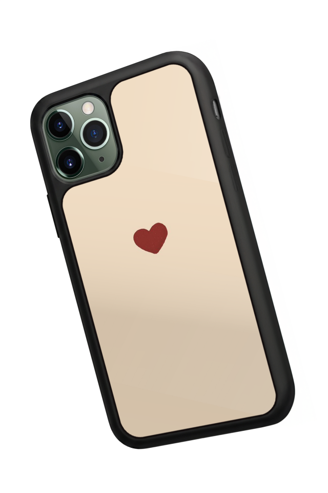 iPhone 11 Pro Uyumlu Kalp Love Tasarımlı Glossy Premium Kılıf
