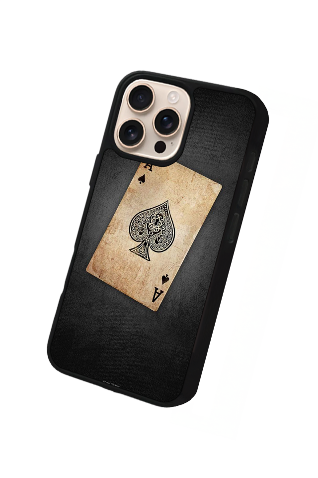 iPhone 16 Pro Uyumlu Kart Tasarımlı Glossy Premium Kılıf