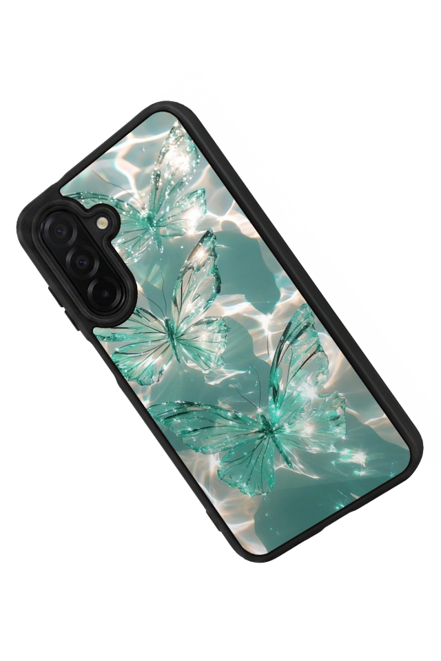 Samsung Galaxy A26 Uyumlu Kelebek Tasarımlı Glossy Premium Kılıf