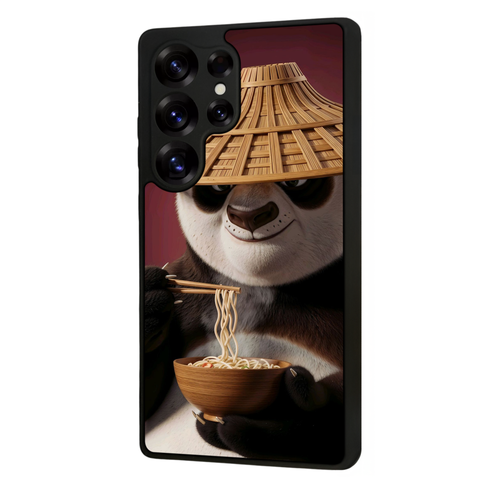 Samsung Galaxy S25 Ultra Uyumlu Kung Fu Panda Tasarımlı Glossy Premium Kılıf