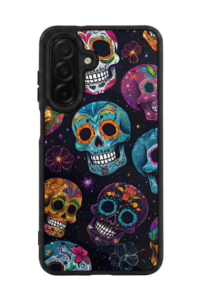 Samsung Galaxy A36 Uyumlu KuruKafa Tasarımlı Glossy Premium Kılıf