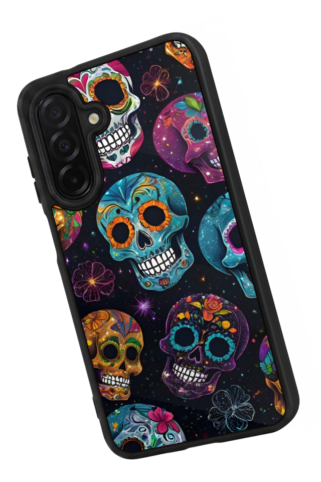 Samsung Galaxy A36 Uyumlu KuruKafa Tasarımlı Glossy Premium Kılıf