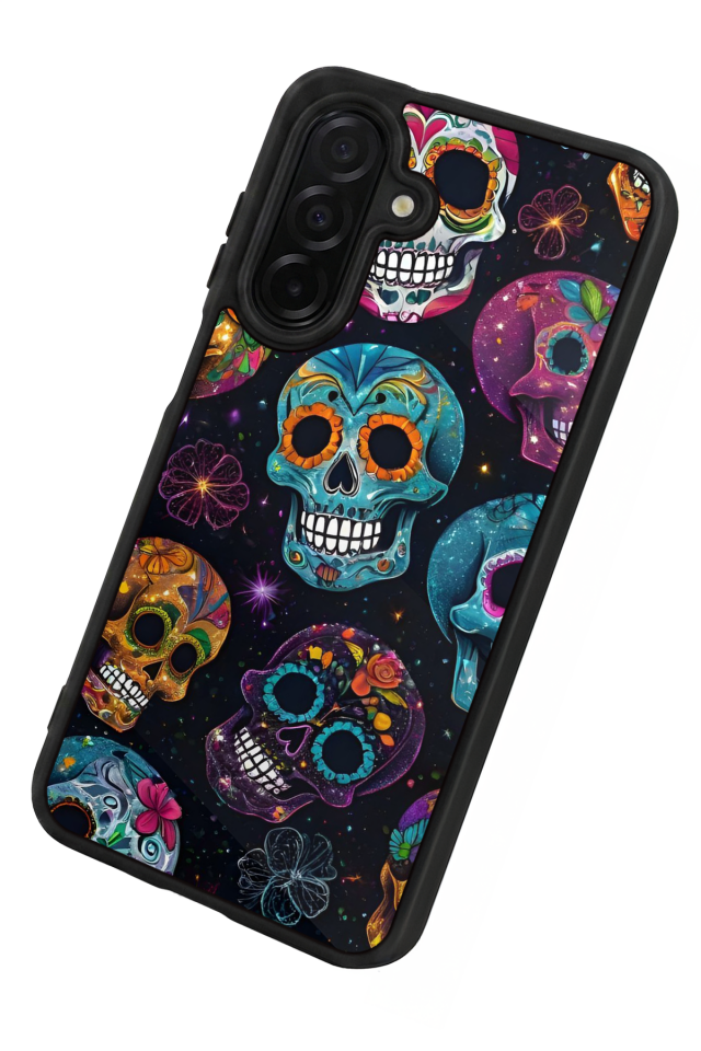 Samsung Galaxy A36 Uyumlu KuruKafa Tasarımlı Glossy Premium Kılıf