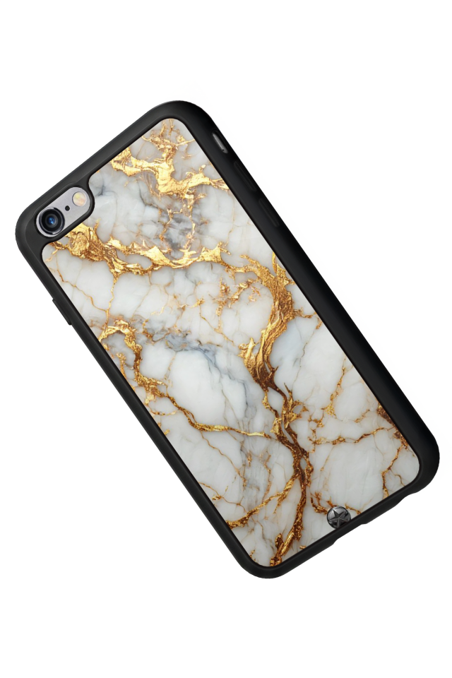 iPhone 6 Plus Uyumlu Mermer Marble Tasarımlı Glossy Premium Kılıf