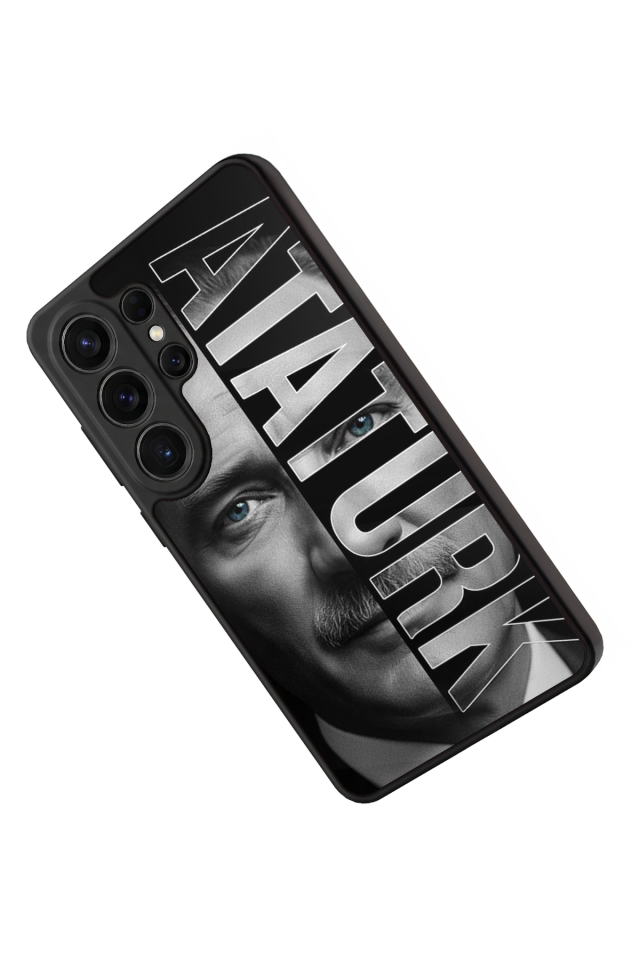 Samsung Galaxy S26 Ultra Uyumlu Mustafa Kemal Ataturk Tasarımlı Glossy Premium Kılıf