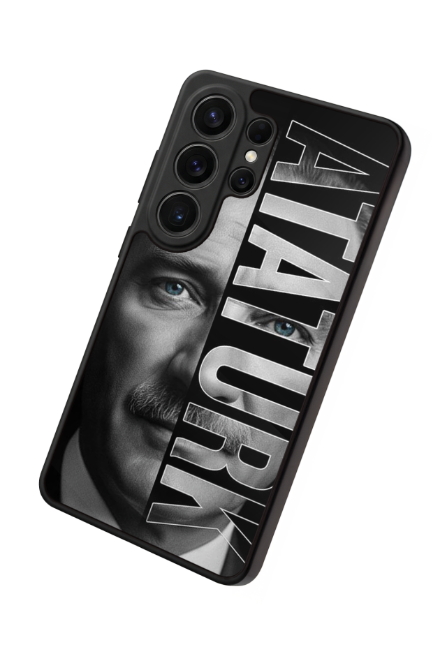 Samsung Galaxy S26 Ultra Uyumlu Mustafa Kemal Ataturk Tasarımlı Glossy Premium Kılıf