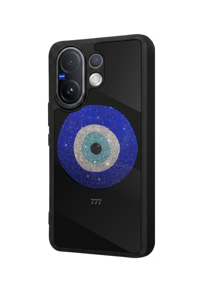 Vivo V60 Uyumlu Nazar Tasarımlı Glossy Premium Kılıf