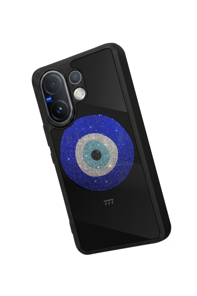 Vivo V60 Uyumlu Nazar Tasarımlı Glossy Premium Kılıf