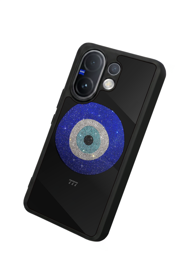 Vivo V60 Uyumlu Nazar Tasarımlı Glossy Premium Kılıf