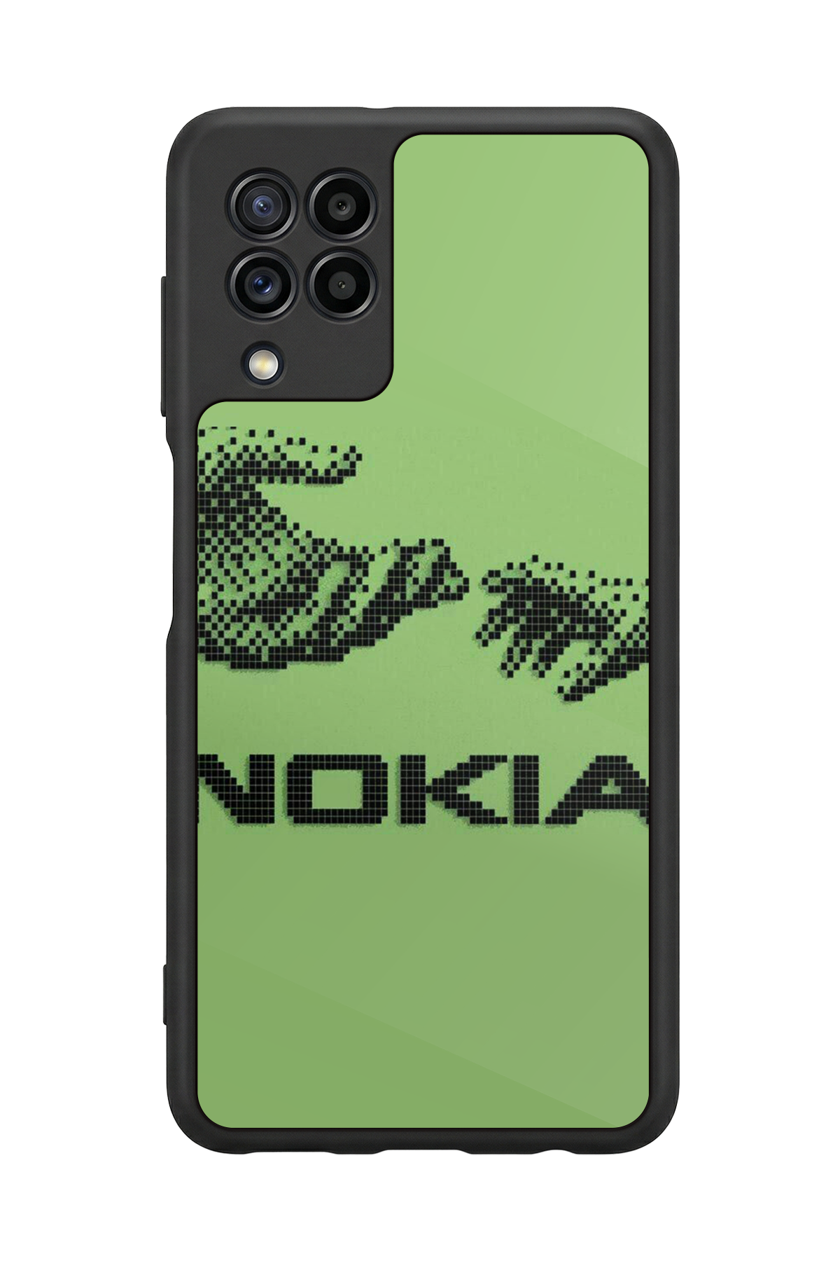 Samsung Galaxy M32 Uyumlu Nokia Tasarımlı Glossy Premium Kılıf