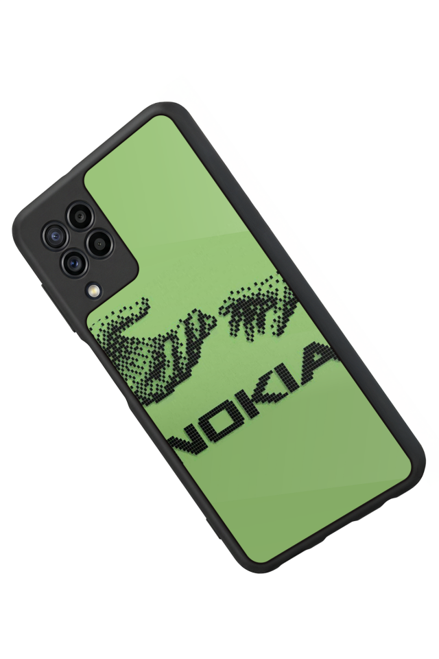 Samsung Galaxy M32 Uyumlu Nokia Tasarımlı Glossy Premium Kılıf