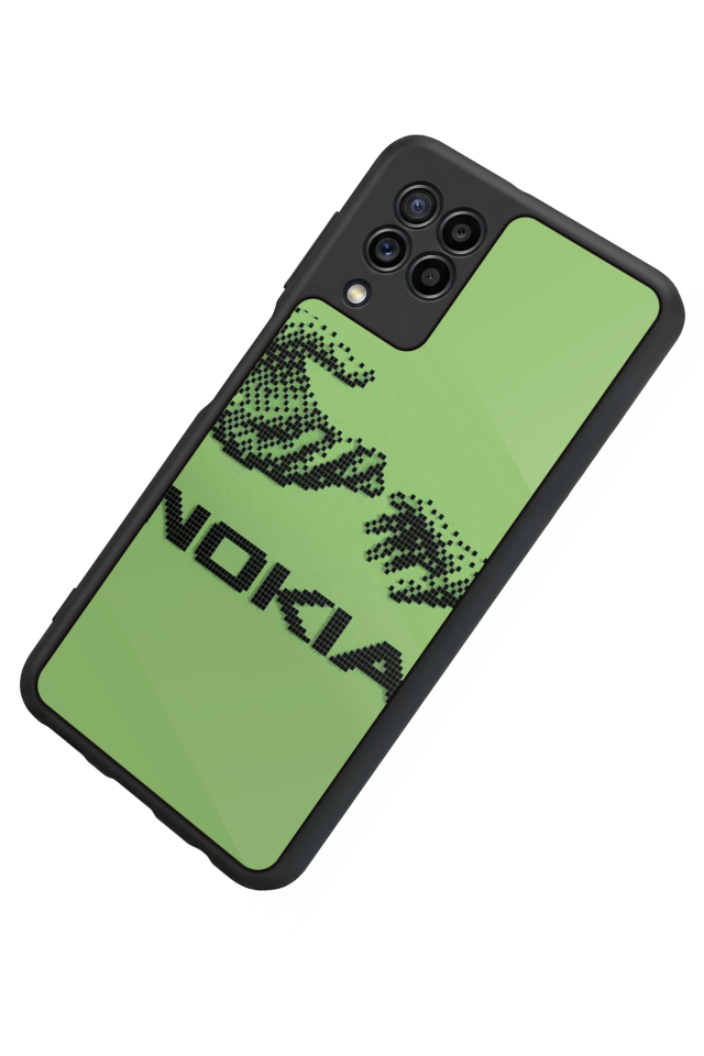 Samsung Galaxy M32 Uyumlu Nokia Tasarımlı Glossy Premium Kılıf