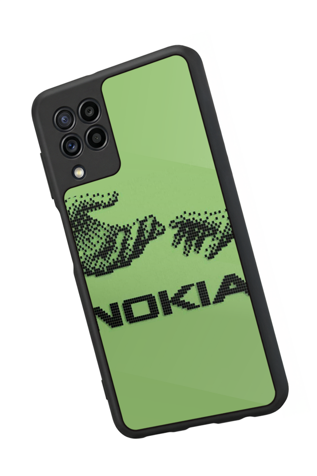 Samsung Galaxy M32 Uyumlu Nokia Tasarımlı Glossy Premium Kılıf