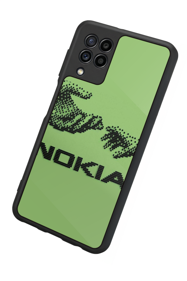 Samsung Galaxy M32 Uyumlu Nokia Tasarımlı Glossy Premium Kılıf