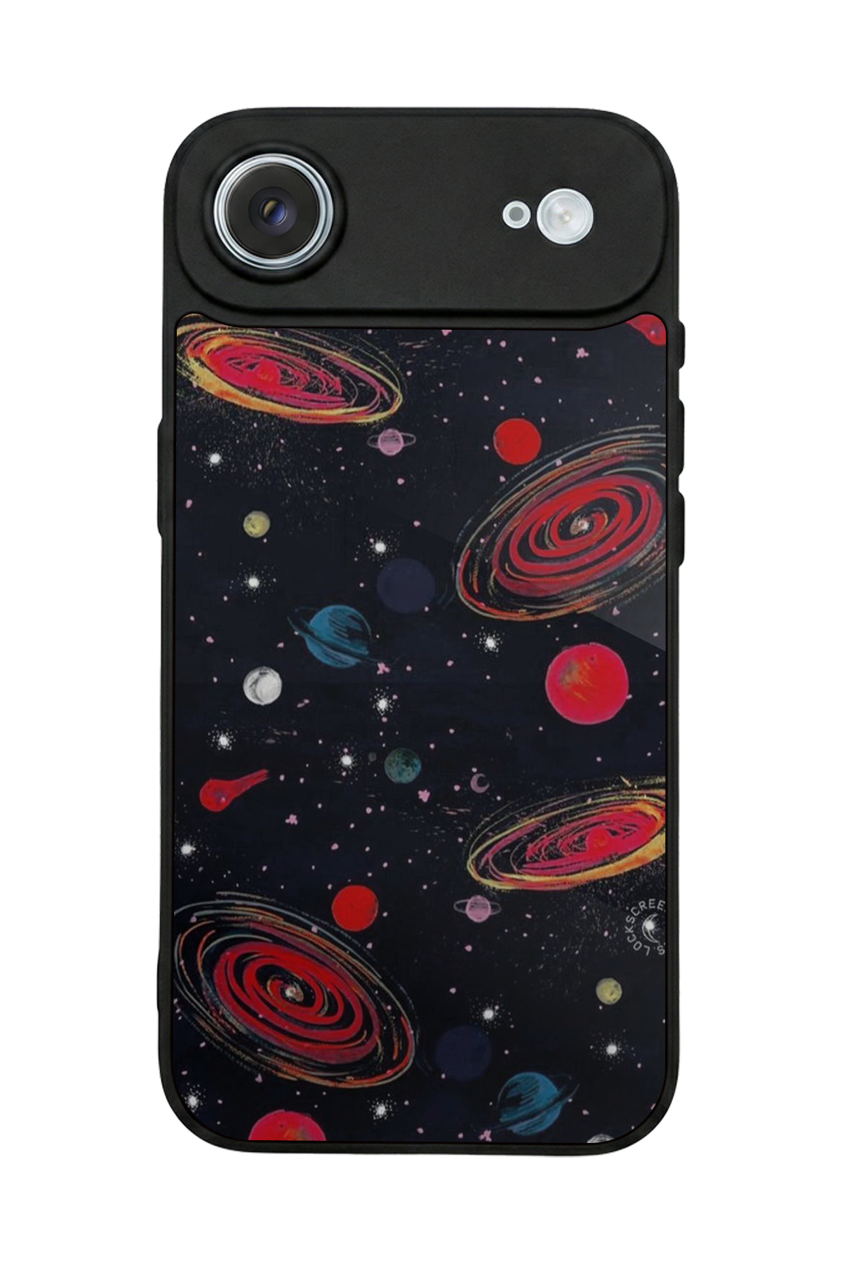 iPhone 17 Air Uyumlu Uzay Tasarımlı Glossy Premium Kılıf