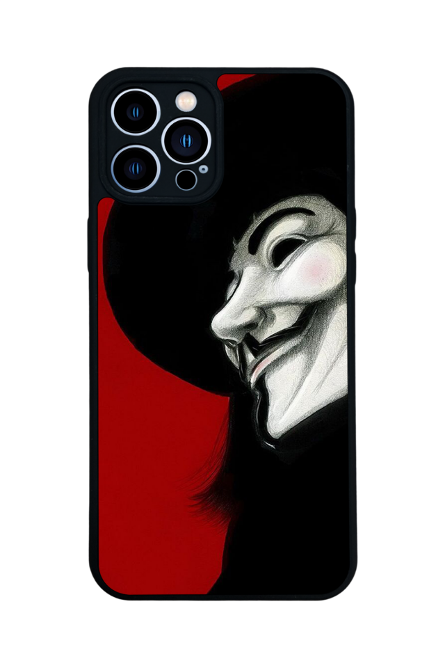 iPhone 13 Pro Max Uyumlu Vendetta Tasarımlı Glossy Premium Kılıf