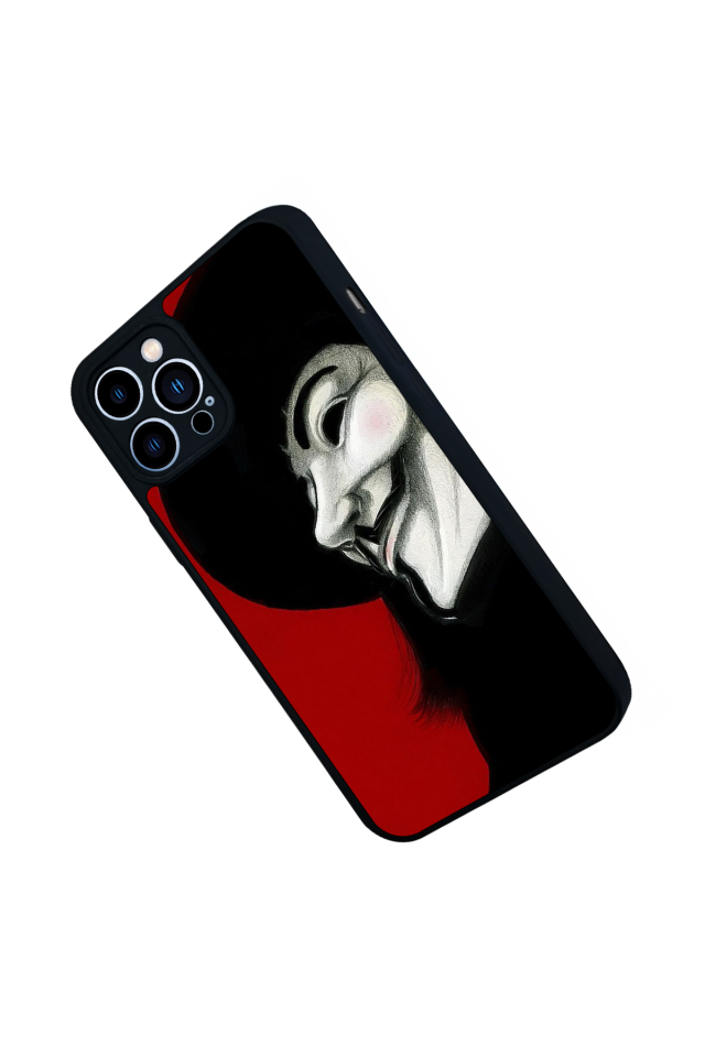 iPhone 13 Pro Max Uyumlu Vendetta Tasarımlı Glossy Premium Kılıf