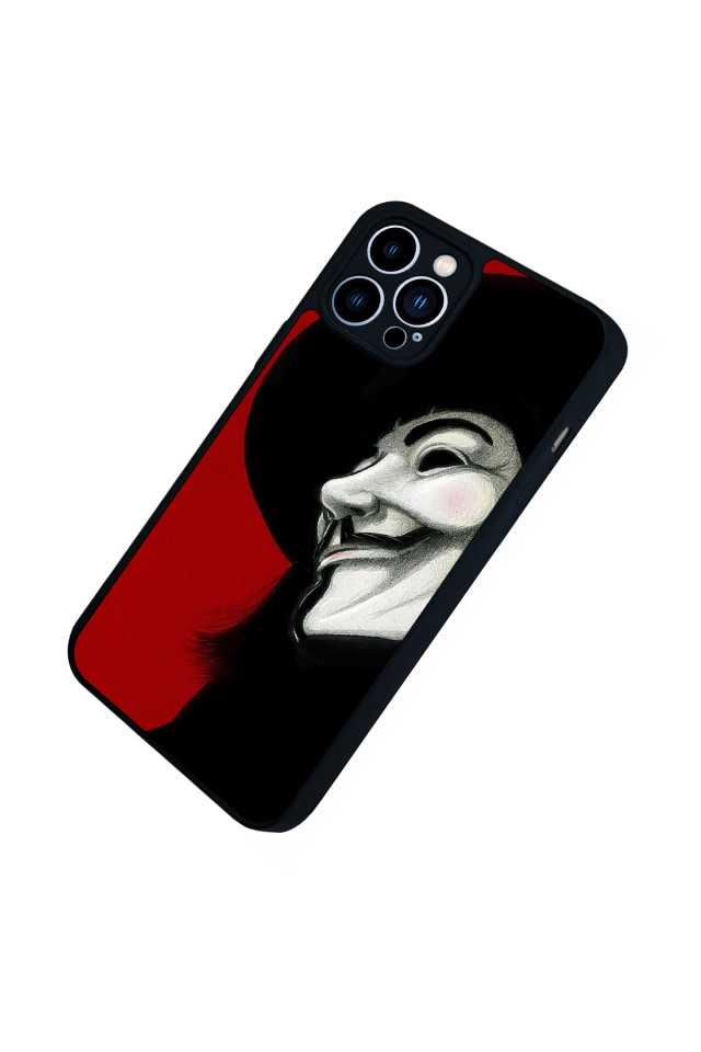 iPhone 13 Pro Max Uyumlu Vendetta Tasarımlı Glossy Premium Kılıf