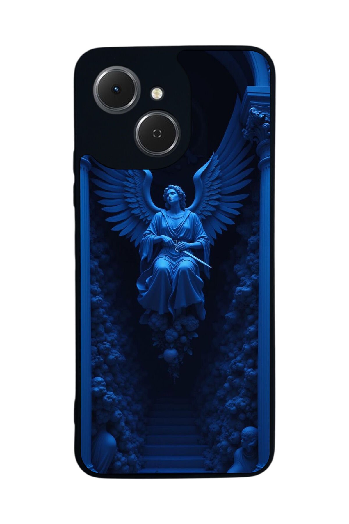 Tecno Spark 40C Uyumlu Melek Tasarımlı Glossy Premium Kılıf