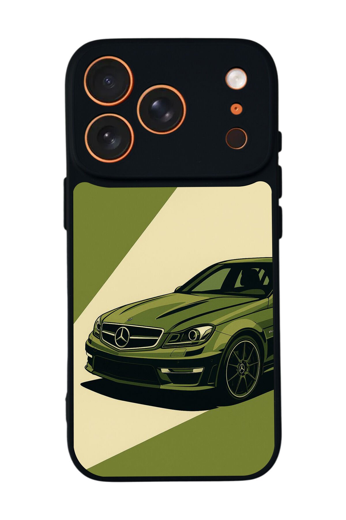 iPhone 17 Pro Max Uyumlu Mercedes Tasarımlı Glossy Premium Kılıf